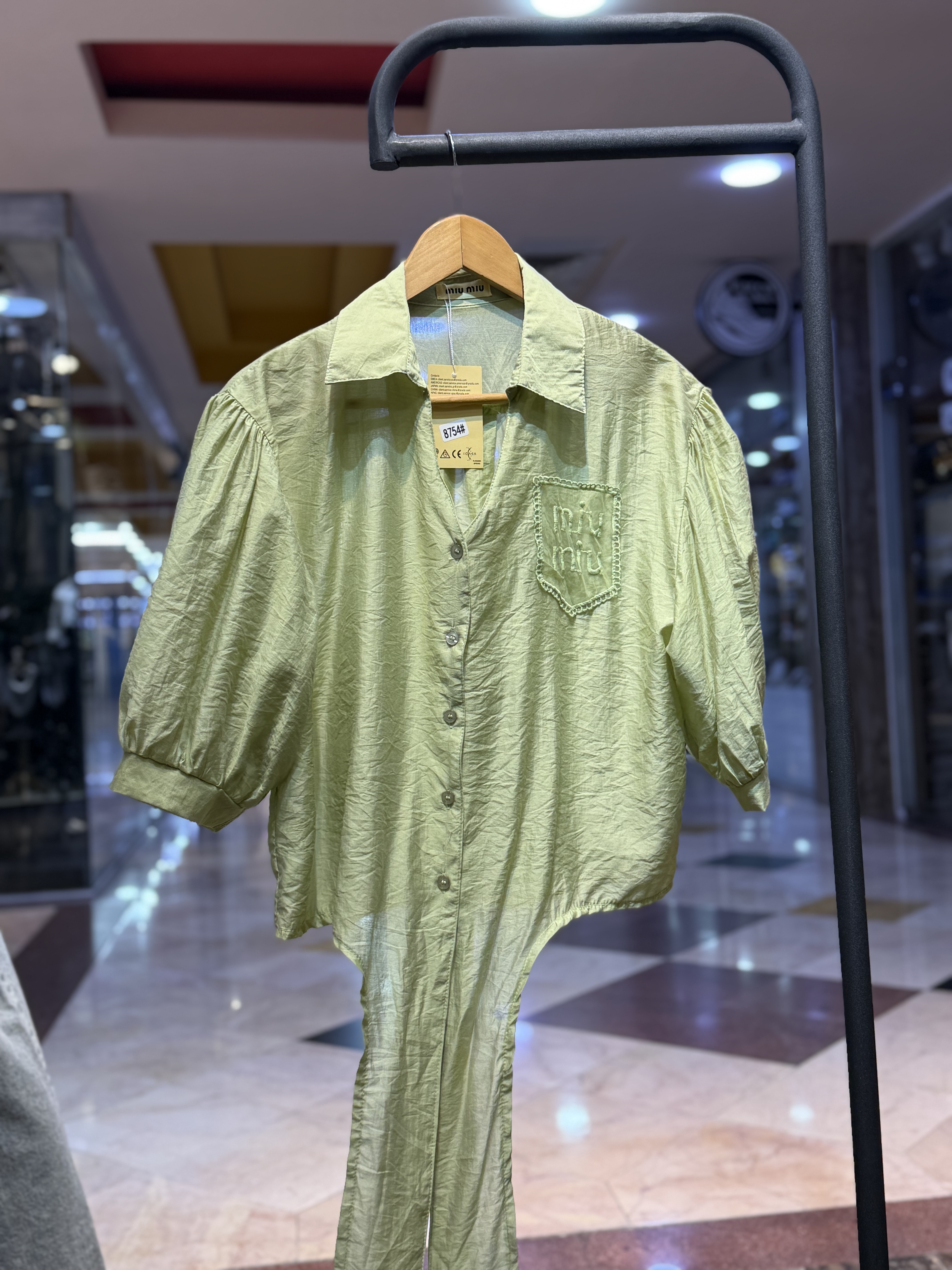 شومیز گرهی مسترکوالیتی وارداتی miu miu
